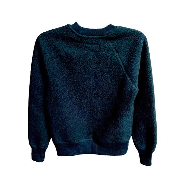 Evelane The  ReNew Fleece Raglan Sweatshirt Dark Navy Size XSmall - Picture 2 of 9